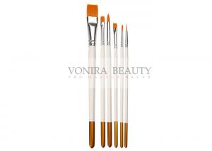 China 6Pcs Artist Paint Brushes Set For Acrylic Watercolor Oil Painting Craft Nail Face on sale