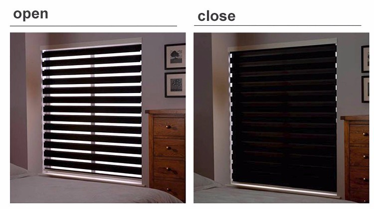 High Quality Customized size zebra blinds roller modern home window