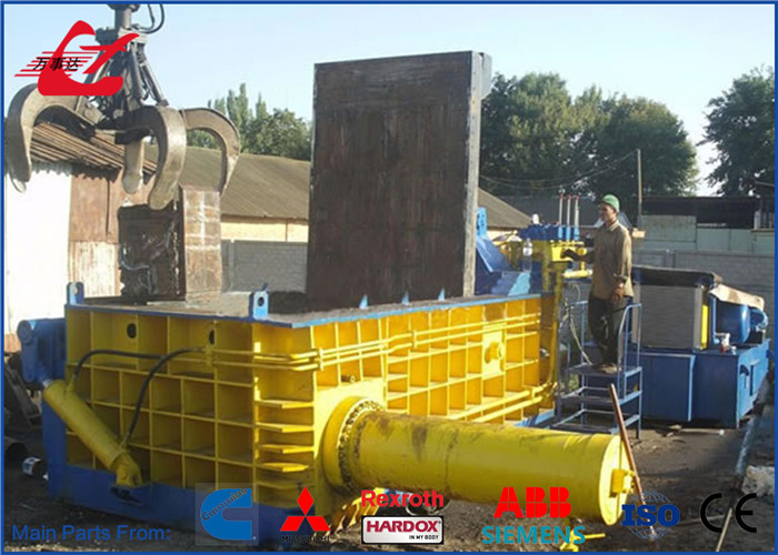 315Ton Hydraulic Metal Scrap Baling Machine 500x600mm Bale 88kW Motor Large Capacity
