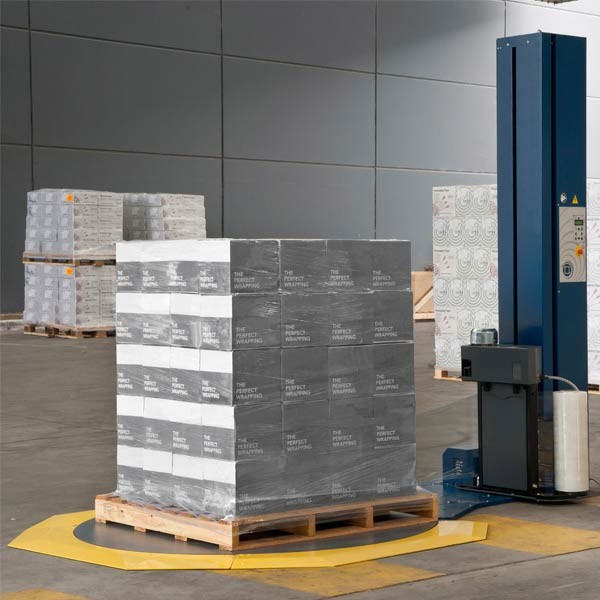 PE film Semi Automatic Pallet Wrapping Machine
