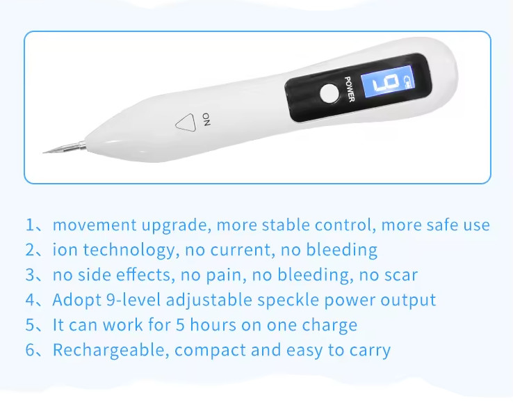 2 In 1 Ozone Plasma Beauty Pen Eyelid Lifting Skin Mole Removal Plasma Pen