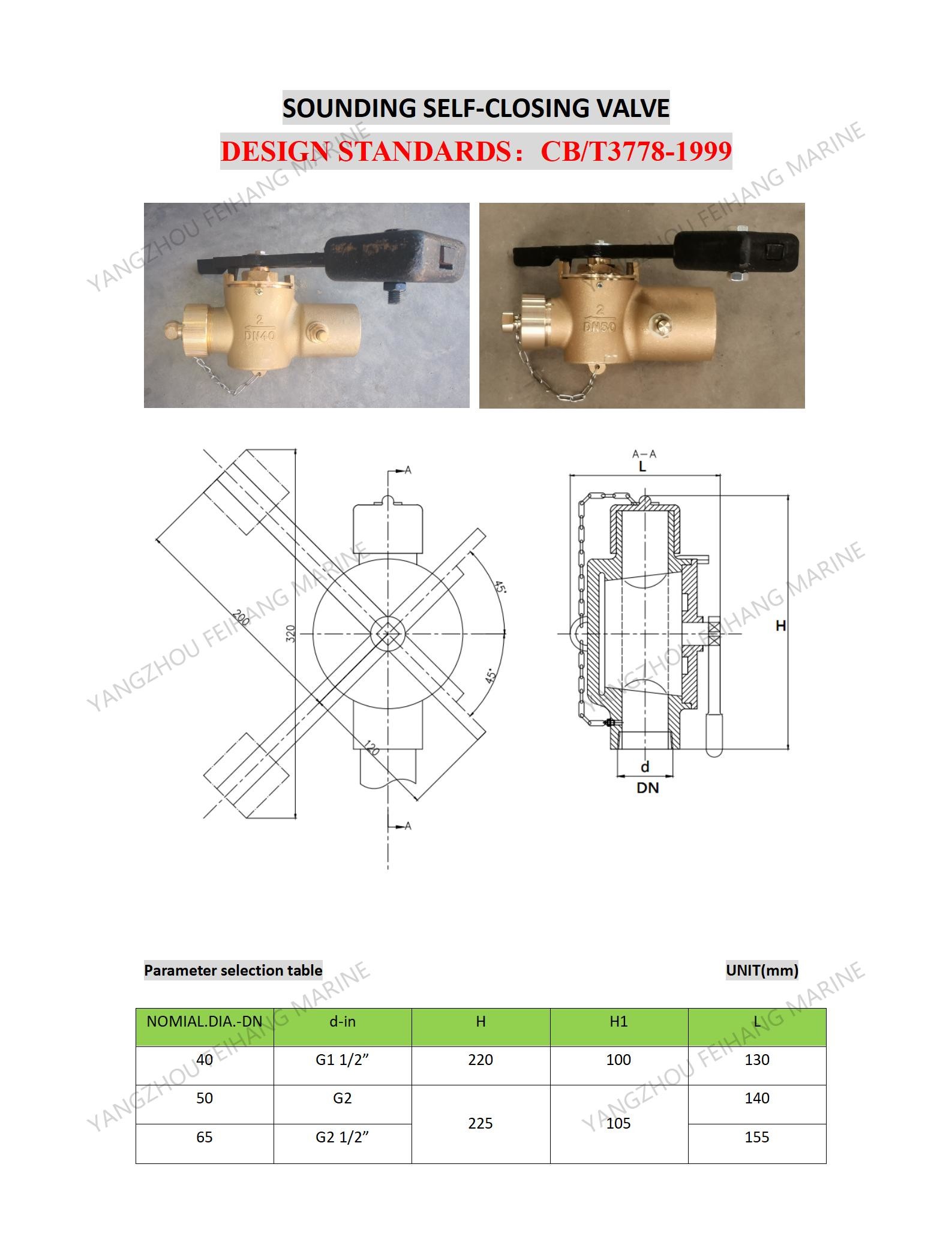 NC NO.36A-40 NS NO.36F-40 Self-Closing Cock Head with Thread Connection NPT