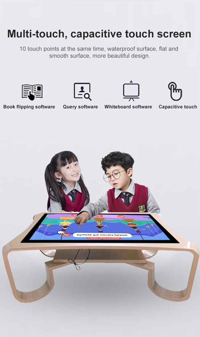 43 Inch Touch Table Windows Touch Screen Coffee Table Online Shopping Mall LCD Advertising Display Digital Screen