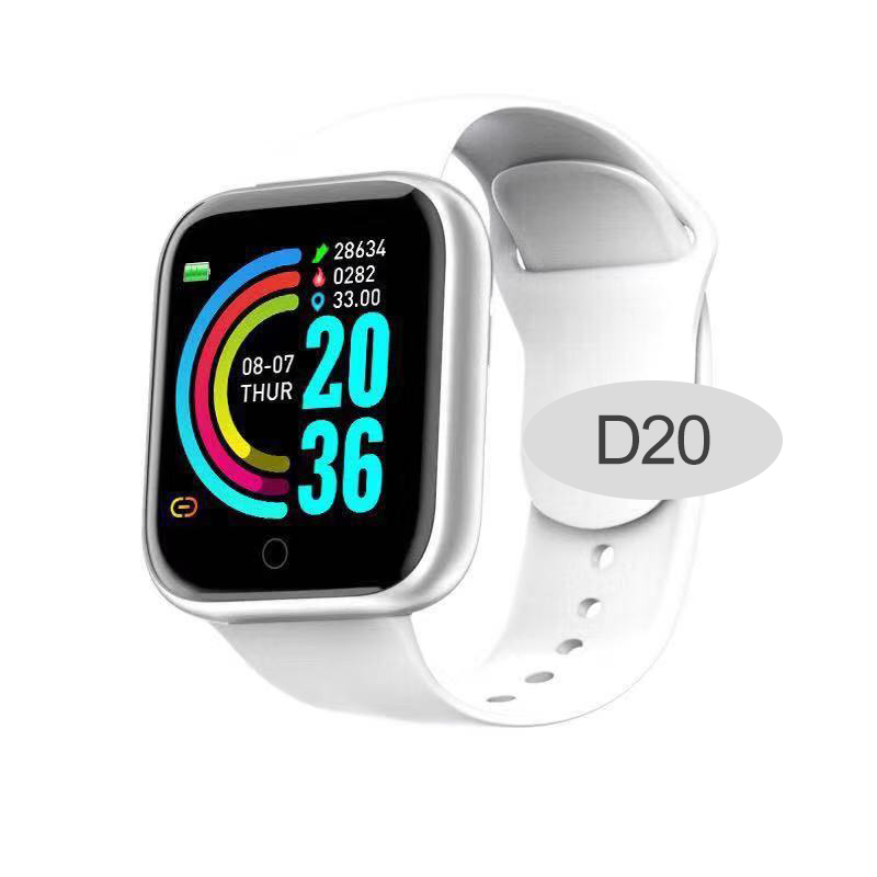 Sports Fitness Tracker Smartwatch Calorie Counter 1.3 inch 90mAh waterproof