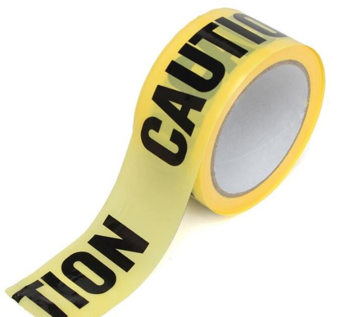 pe no adhesive fright tape halloween Caution Tape yellow warning tape,Custom Printed Halloween Party Decoration Caution