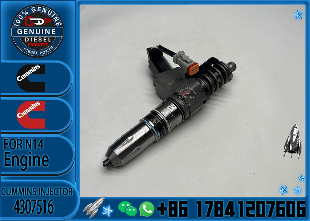 Common Rail Injector Fuel Injector 4307516 3411761 3411845 4307547 For M11 Excavator QSM11 ISM11 M11