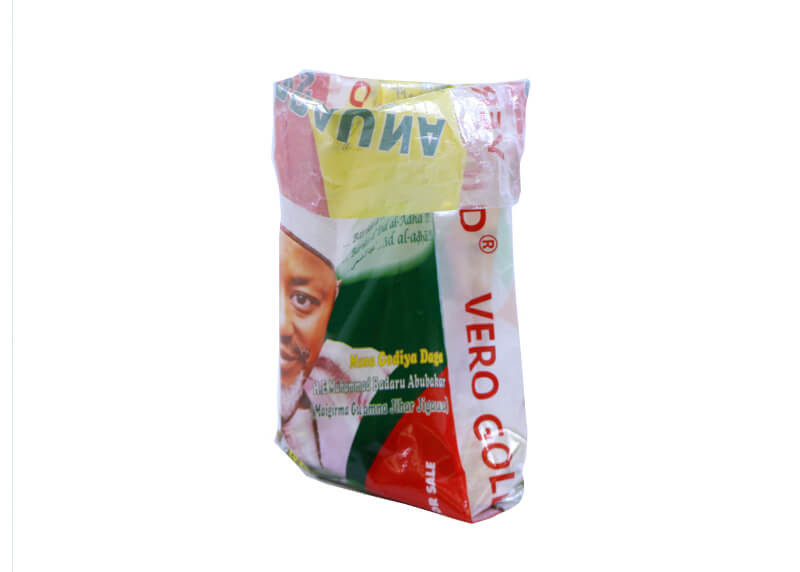 Thread Sewing Perforated Poly Weave Bags , Side Gusseted Poly Bags For Food