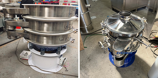 Customizable 500-2000mm Granular Material Separator Round Vibrating Sieve