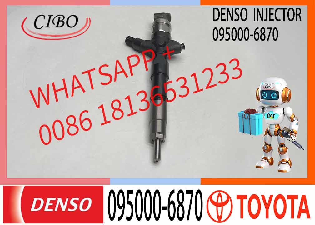 095000-6870 095000 6870 Diesel Engine Injector 0950006870 23670-39155 For Toyota Landcruiser prado 3.0 D/Daihatsu Delta