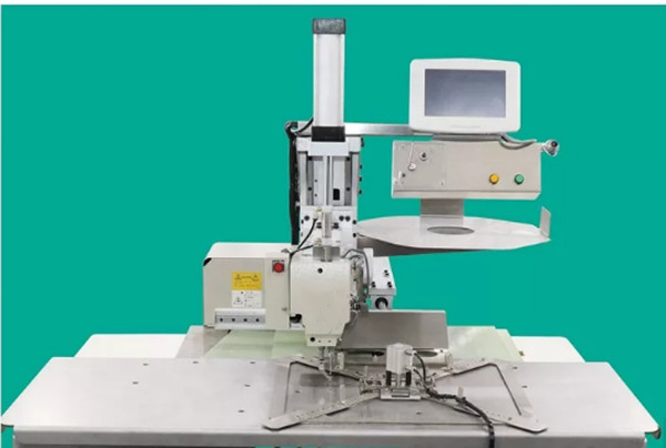 Automatic FIBC Jumbo Bag Sewing Machine Attaching Rope Spout