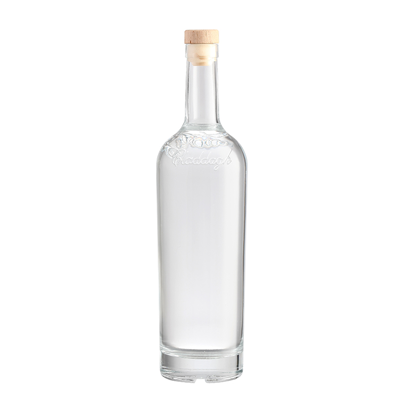 750ml Customized Red Wine Glass Bottle with Hot Stamping and Customized Bottle Color