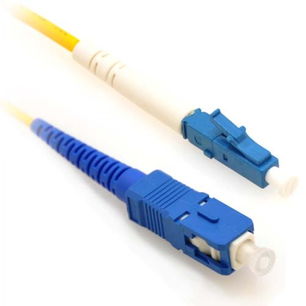 Fiber Jumper SC to LC Simplex Fiber Optic Patch Cord Singlemode 9 / 125 μm