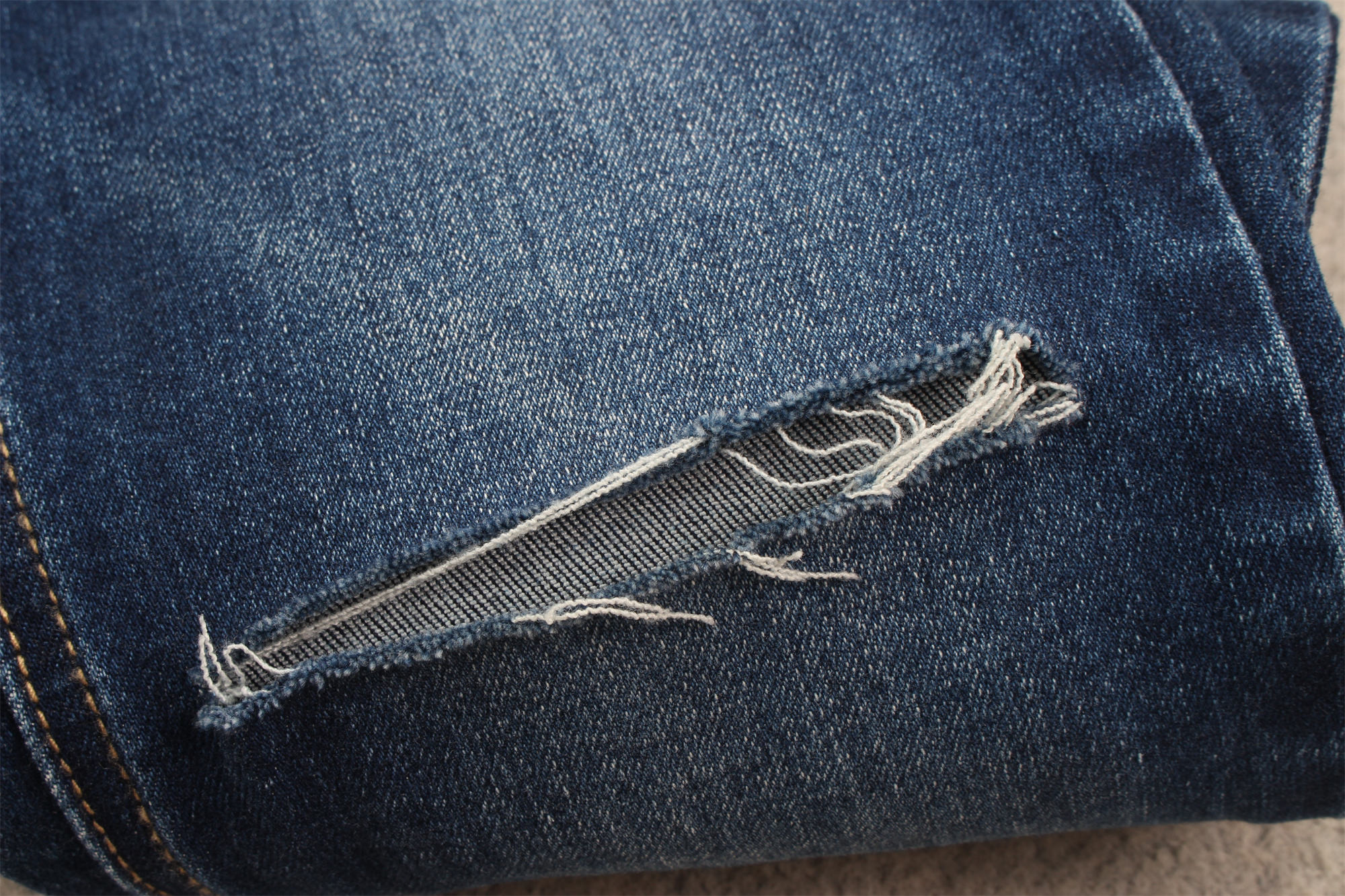10.3 Ounce Stretch 58 59" width 10 Oz Denim Fabric For Lady Skinny Jeans