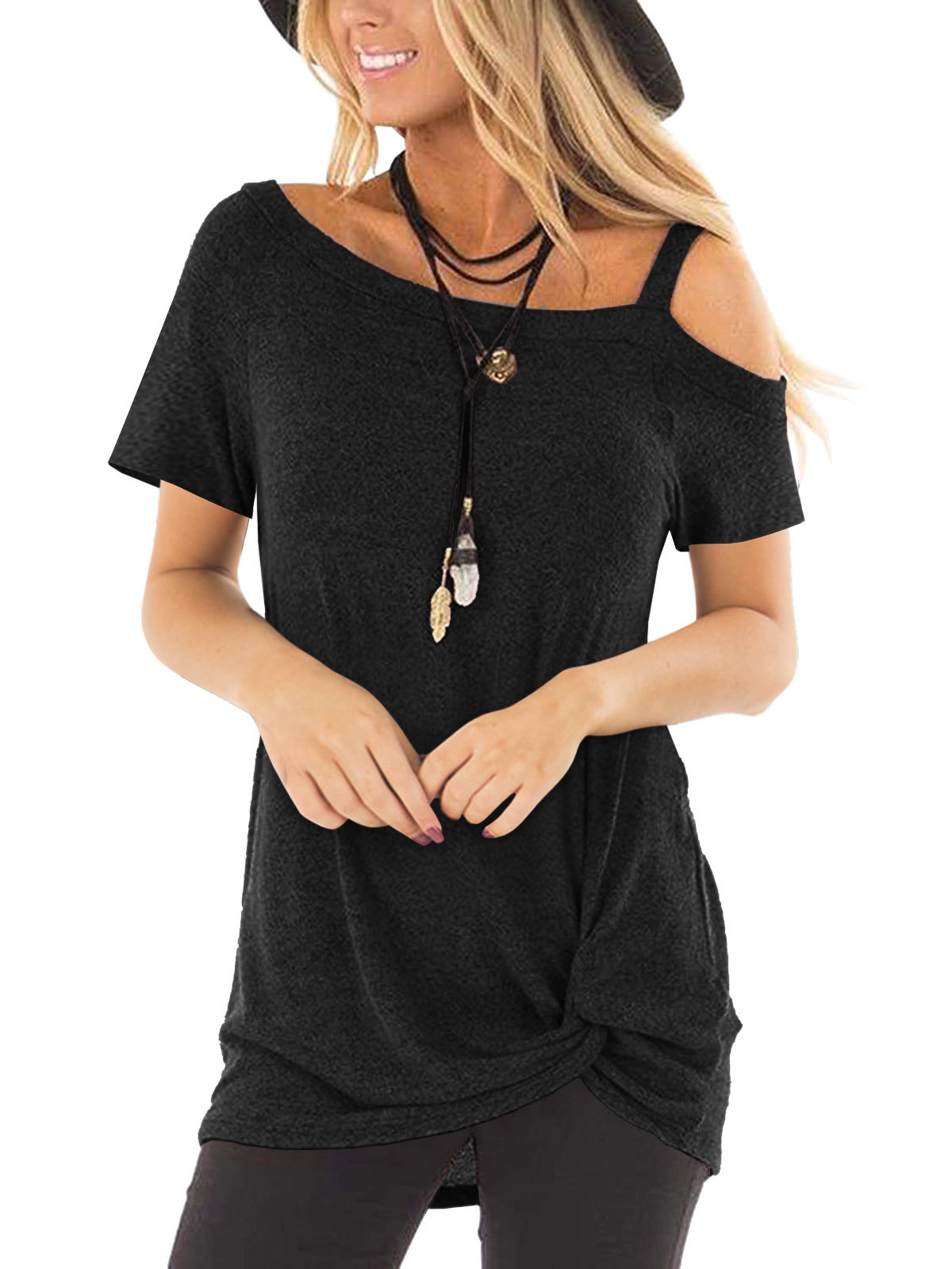 Hot Selling Fashion Sports Short Sleeve Tops Quick Dry Women Sexy Splicing T-shirt