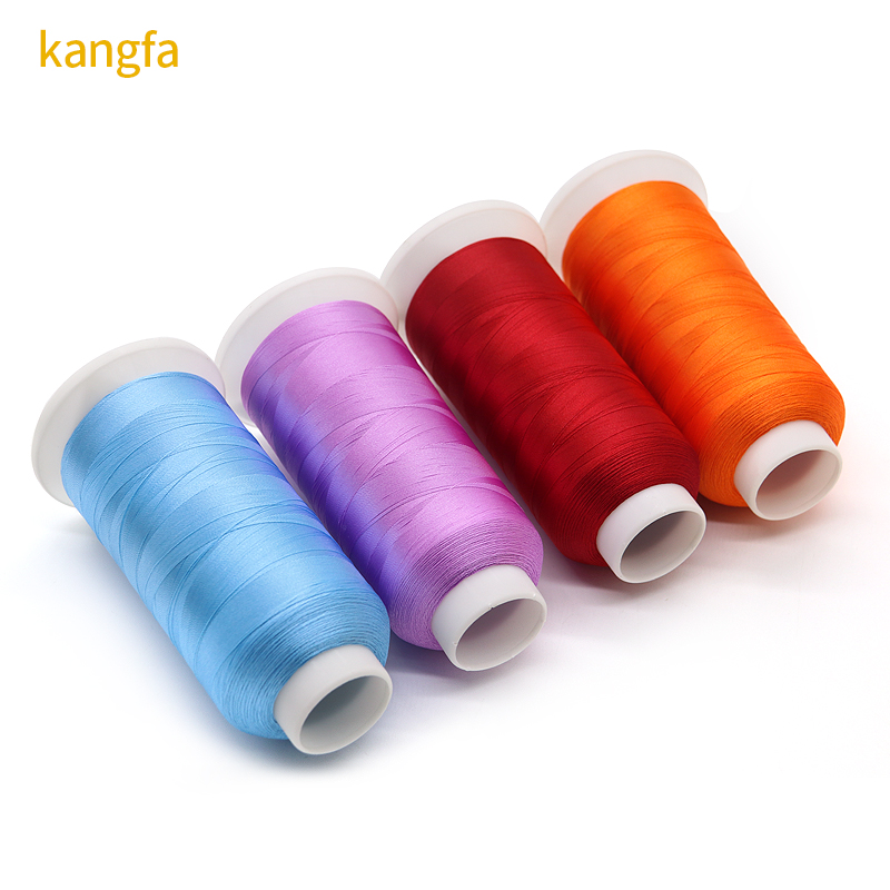 5000 yards Cone Sewing 100% Polyester 120d 2 Embroidery Thread 120g Weight for Sewing