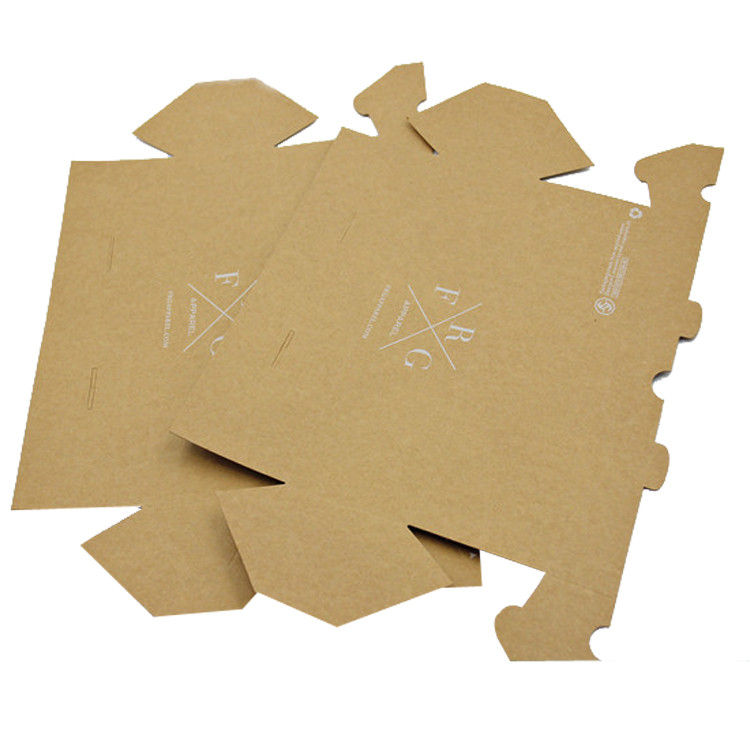Customized Triangle Natural Kraft Package Box For Documents