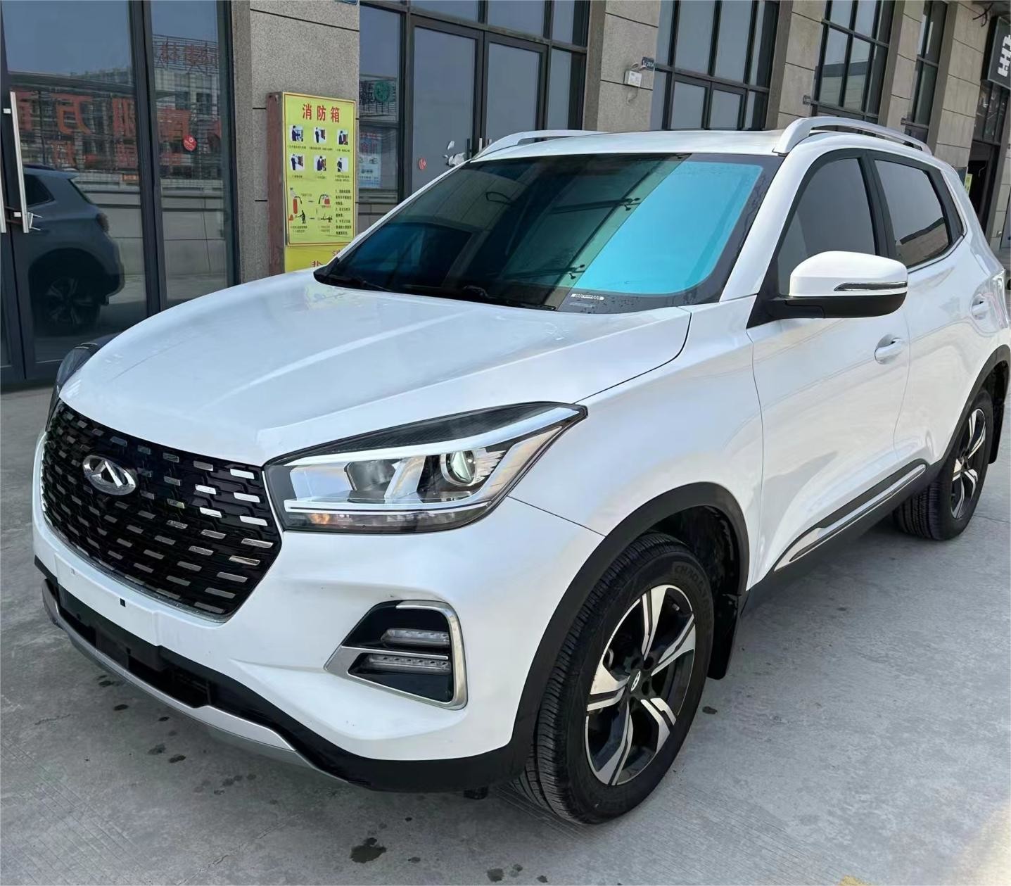 Used Good Quality Cheap Gasoline 2021 Chery Tiggo 5x 5 Doors 5 Seats Small SUV China Professional Car Exporter