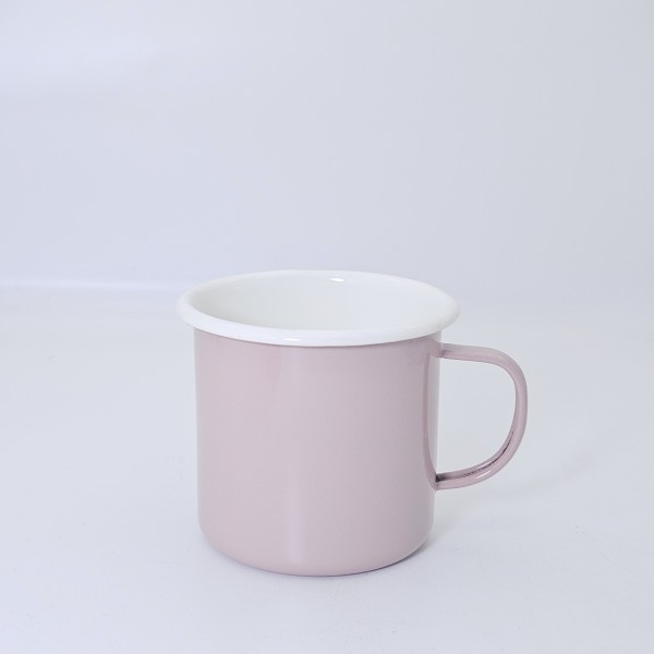 High Quality Enamel Carbon Steel Mug Enamel Drinkware With Rolled Edge Camping Mug for Daily Use