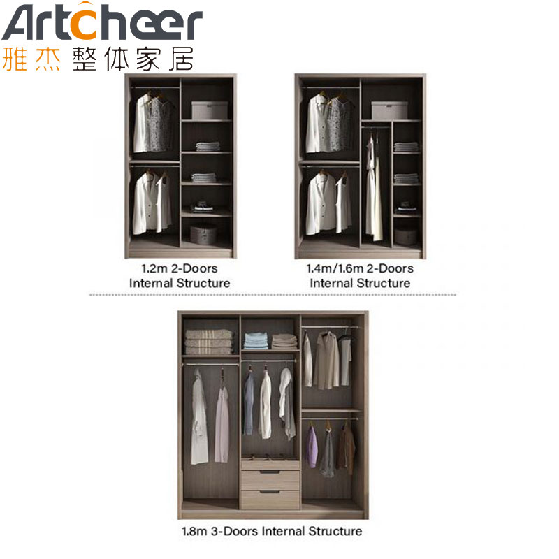 Upgrade Your Bedroom with Artcheer System Systems Organizers' Custom Wardrobe Closet