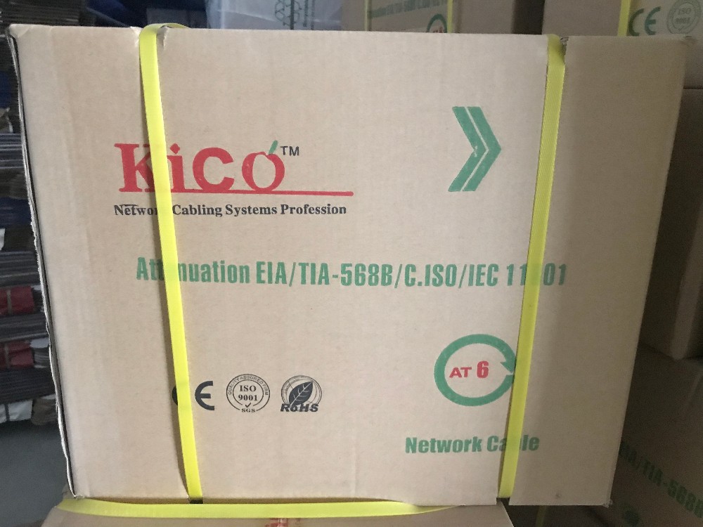 Outdoor UTP Network Cable Cat6 23awg HDPE Insulation CCA/CU Conductor