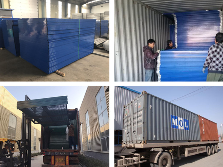 Welded Hot Dip Galvanized / Powder Coated Temporary Fence for Construction Site OEM