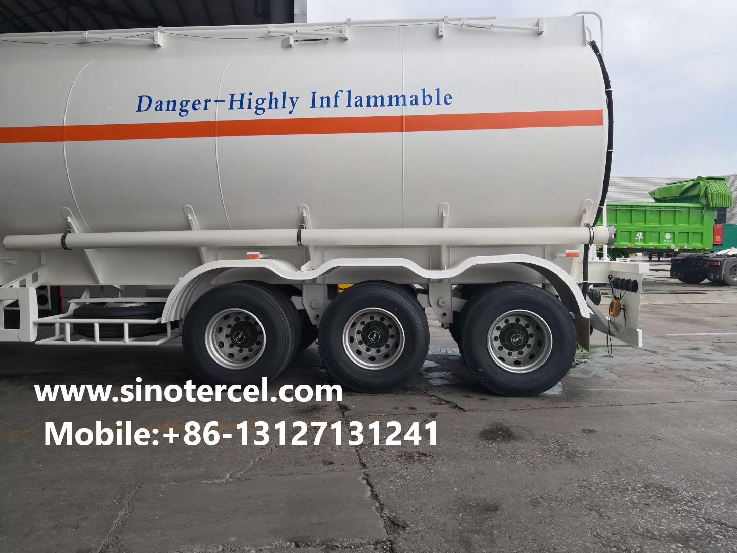 30CBM Petroleum Semi Tanker Trailer 3 Axles 5 Compartment