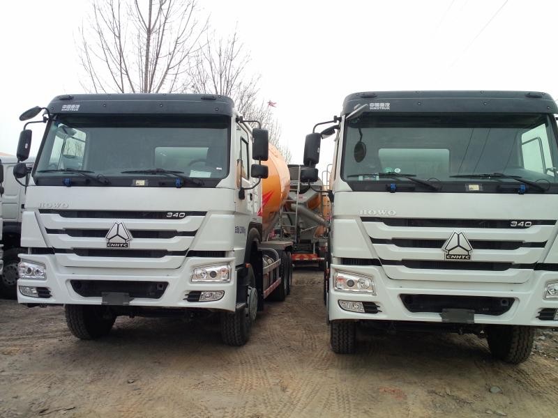 Drum Mixer Concrete Truck 16cbm , Concrete Transport Truck With Imported Pump
