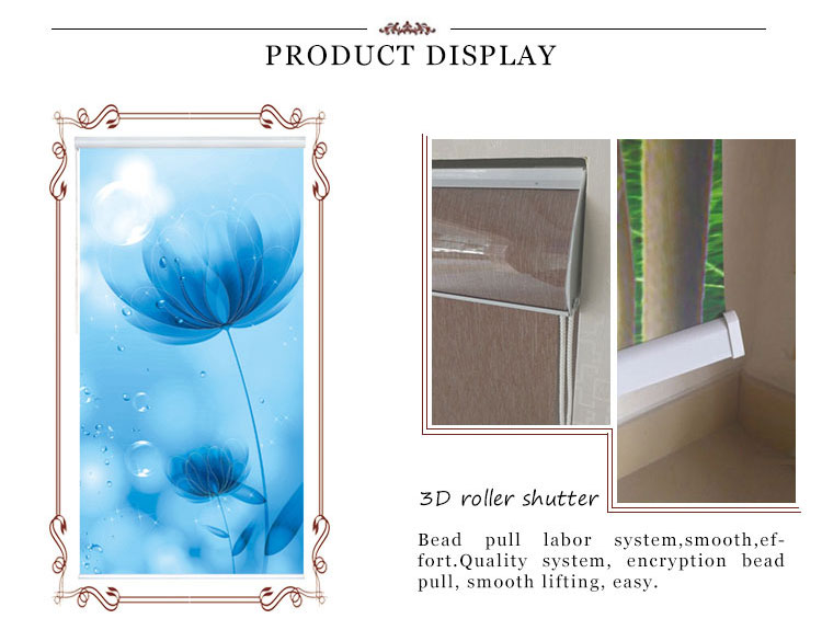 Roller blinds manufacturer/The Newest Printed roller blinds fabric beauty fashion digital printing roller blinds fabric