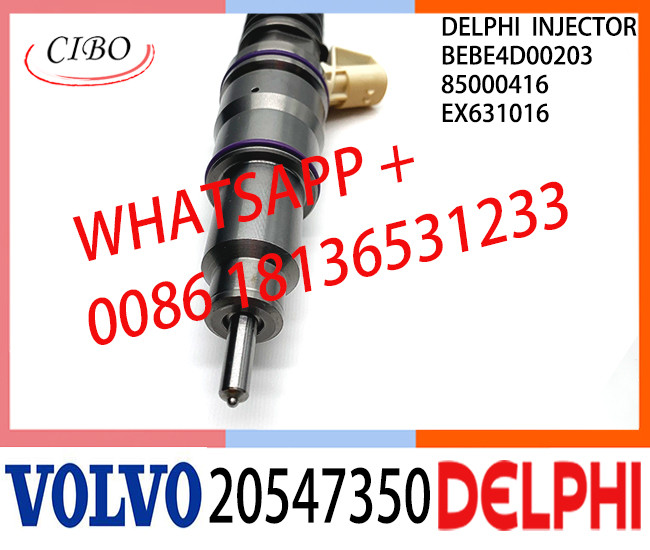 20547350 BEBE4D00203 Common Rail Fuel Diesel Injector BEBE4D00203 20547350 85000416 EX631016 E1 for VOL FH12 TRUCK
