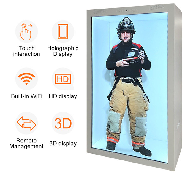 Customizable Transparent LCD Display 4K 49in 55in Transparent LCD Box