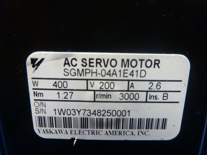 SGMPH-04AAA41D Yaskawa Servo Drive 200v 400w  Original New 3 Working Days Delivery 2