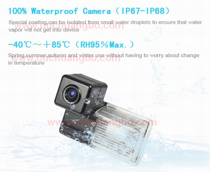 Ouchuangbo Car Night Vision Backup Review Camera for Toyota Crown 2010 OCB-T6883