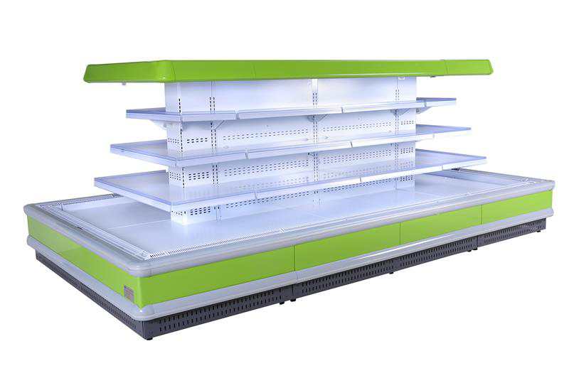 Commercial Upright Display Chiller Microcomputer Temperature Control With Digital Display