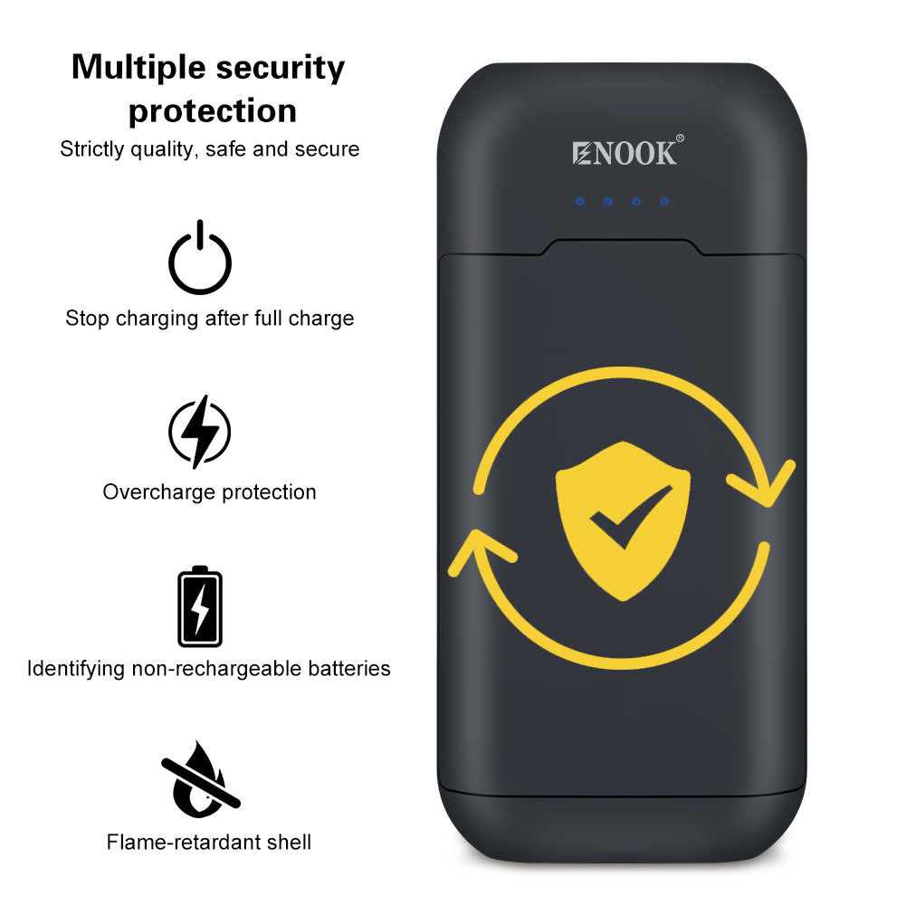 Removable 18650 21700 Lithium Ion Battery Charger Type C Fast Charging Power Bank