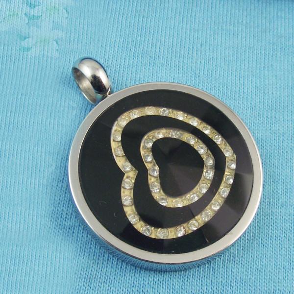 Fashion High Quality Fashion Stainless Steel Round Shapped Necklace Pendant