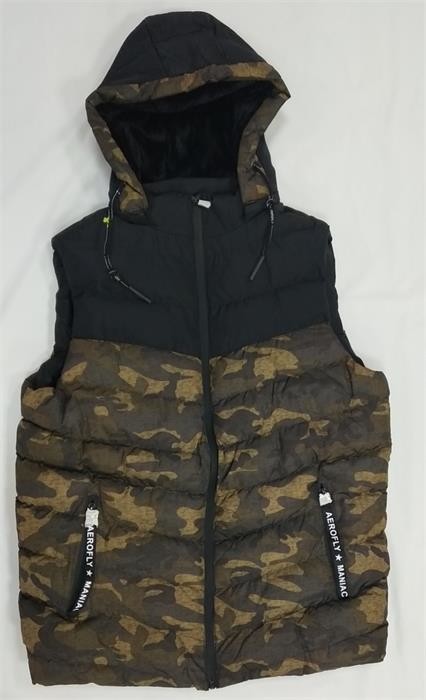 Light Mens Puffer Vest 3xl Big And Tall Camo Puffy Vest 100 Polyester