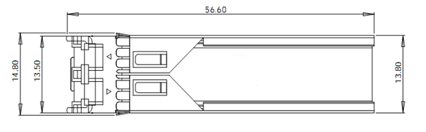 1.25G 850nm 550M GLC-SX-MMD 1000BASE LC DOM Optical Module