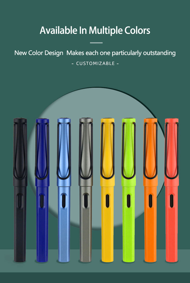 Colorful Plastic Signature Pen Matte School Gel Pens Promotion Gifts Custom Logo