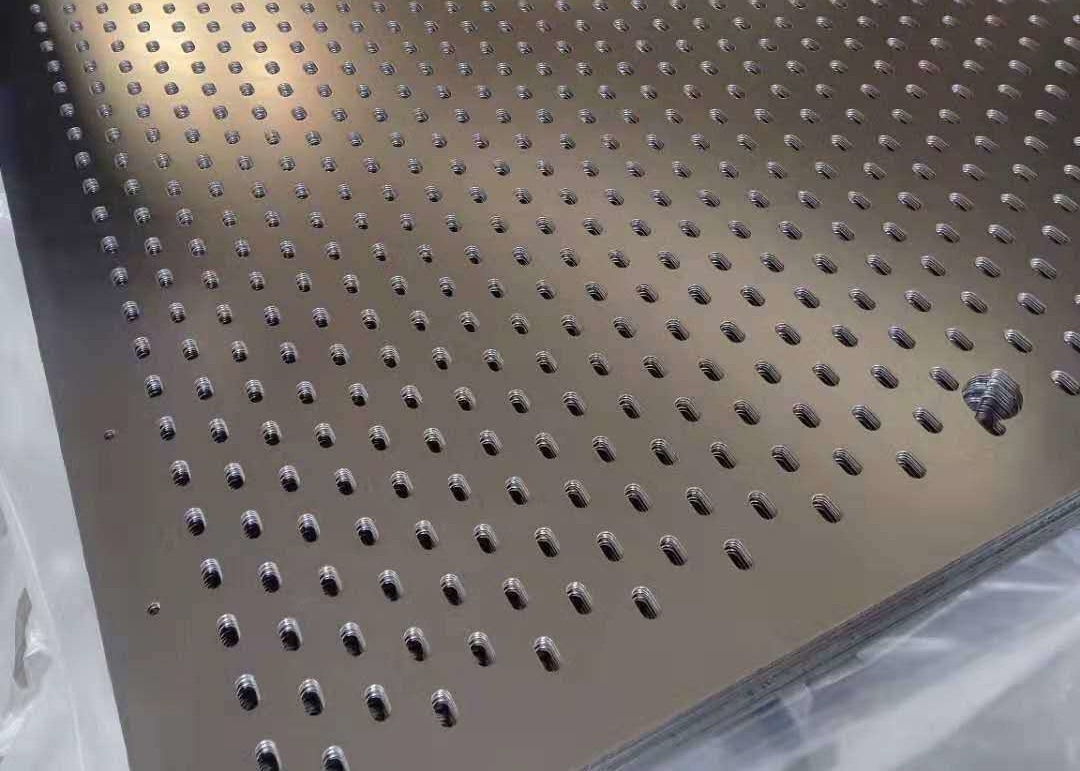 Galvanized Round Hole Perforated Metal Mesh Plate 36" Width
