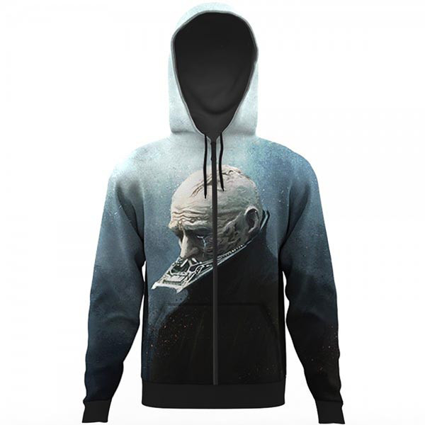 100% Polyester Men Sports Team Hoodies Character Zip Up For Winters