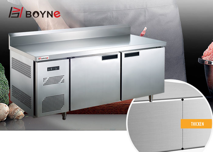 Western Kitchen Workbench With Back Splash Cooling System Work Table