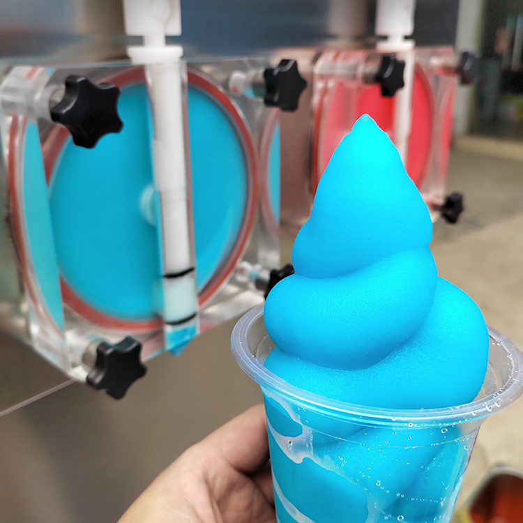 2 Flavors New Slush Machine margarita slushy machine With LED Light