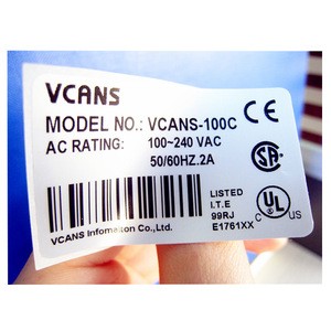BOPP UV Printing Custom Barcode Labels In Rolls , weatherproof QR code labels