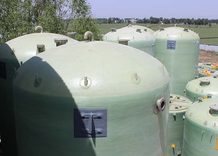 High Strength Antiseptic Cylindrical FRP Storage Tank Agriculture Water Storage