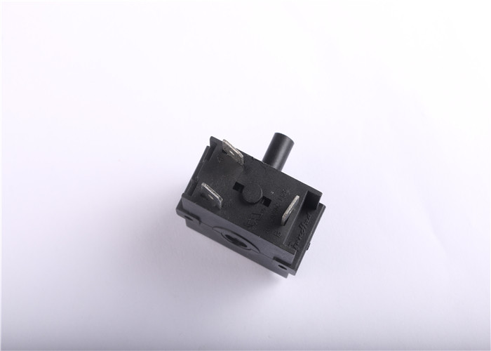 Black Rotary Selector Switch , Three Position Rotary Switch Free Sample