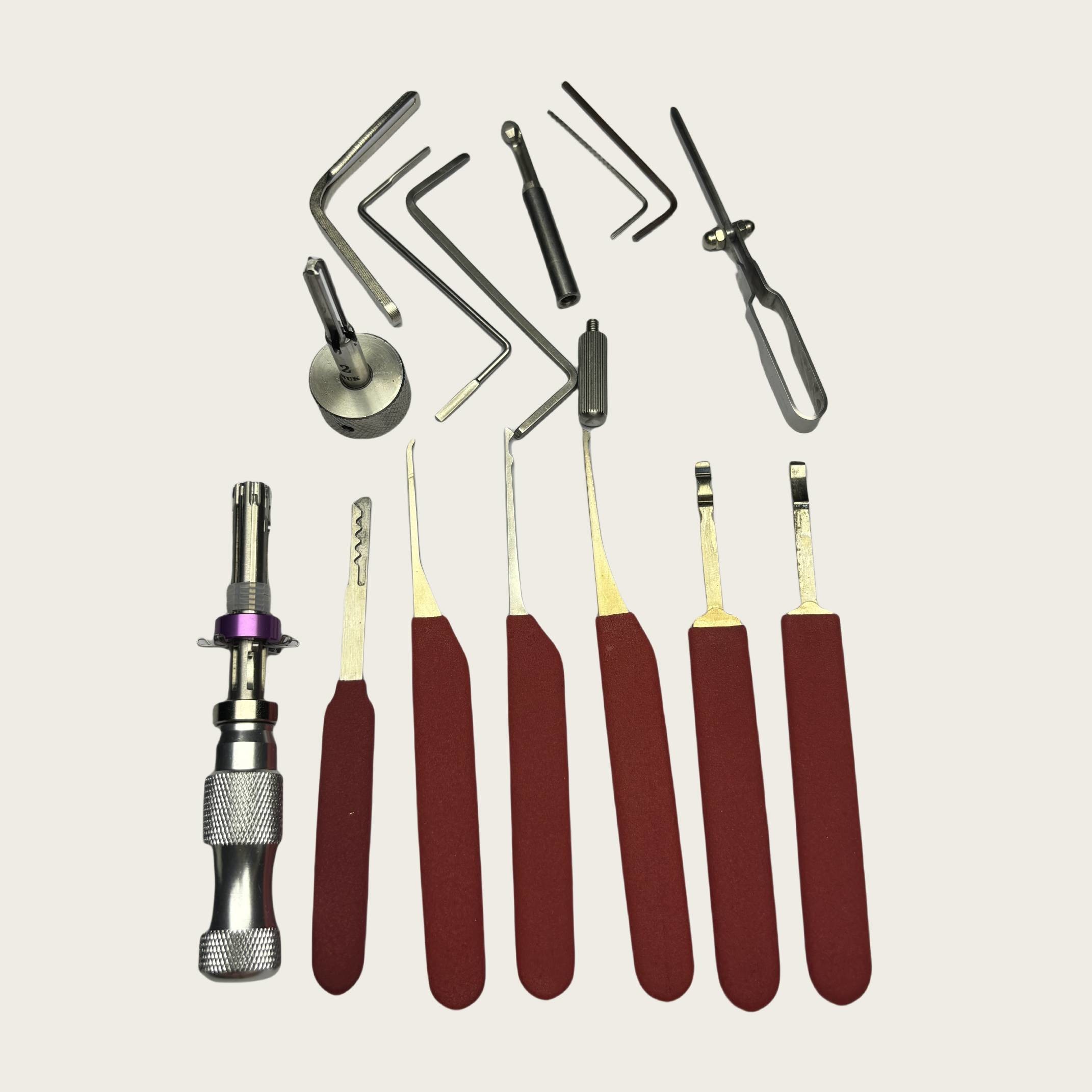 Blade Professional Lock Picking Tools 16pcs Locksmith Tools For Safes