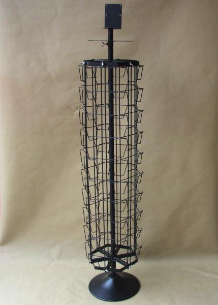 RAL Color Stationery Metal Magazine Display Rack , Magazine Display Holder
