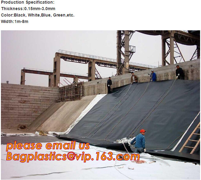 1.5mm HDPE Geomembranes price for dam liner, Add to CompareShare Black plastic sheeting fish farm pond liner HDPE geome