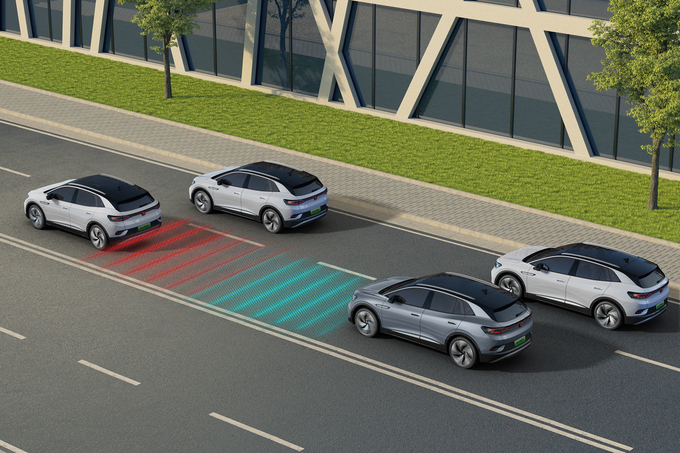 2024 5 Seater Volkswagen EV Cars ID4 CROZZ Pro SUV