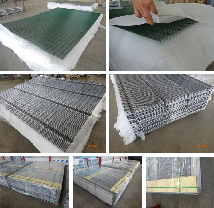 anti climb perimeter fence high security mesh